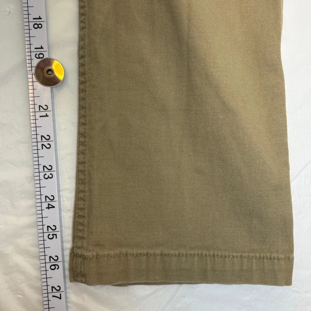 Lot of 2 Carhartt‎ Mens Rugged Flex Relaxed Fit Canvas Work Pants 34x30 Tan